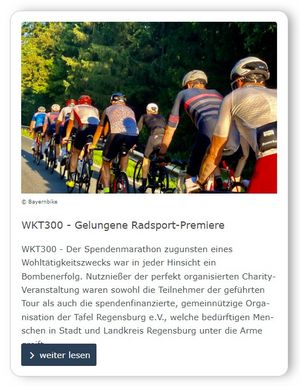 Umfassender Bericht zur WKT300 auf Bayernbike